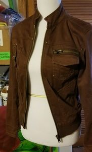 Brown Military-style Jacket